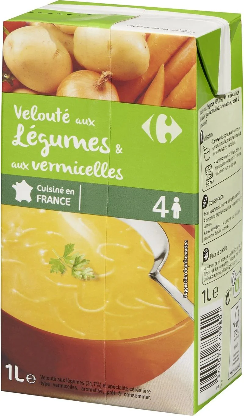 vegetable vermicelli soup 1l (#117754)