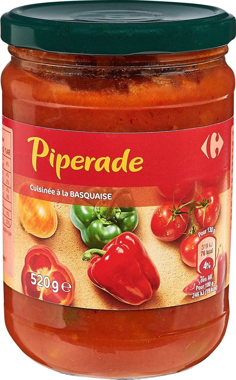 basque style peppers 520g (#117783)