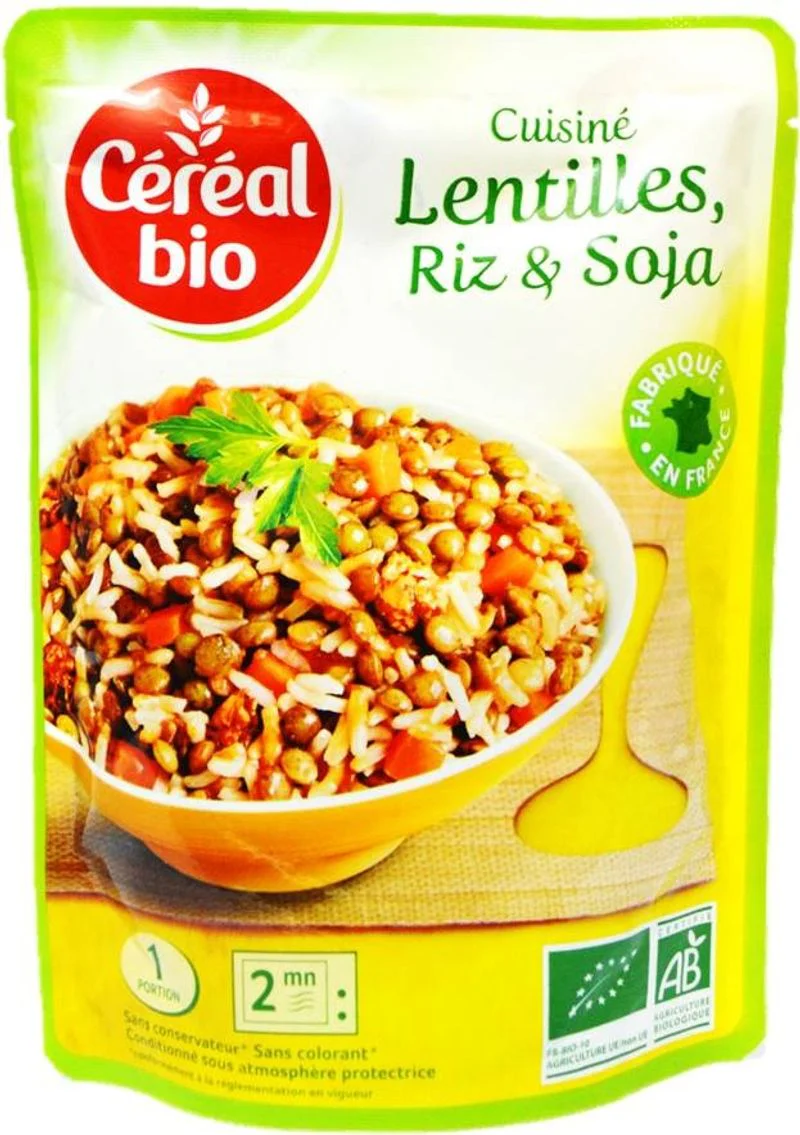 organic lentils rice soy 250g (#117807)