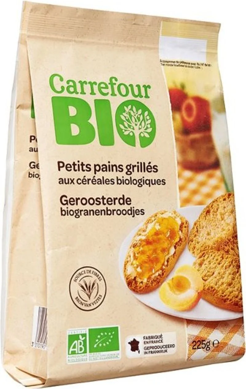 organic cereal toast slices 225g (#118074)