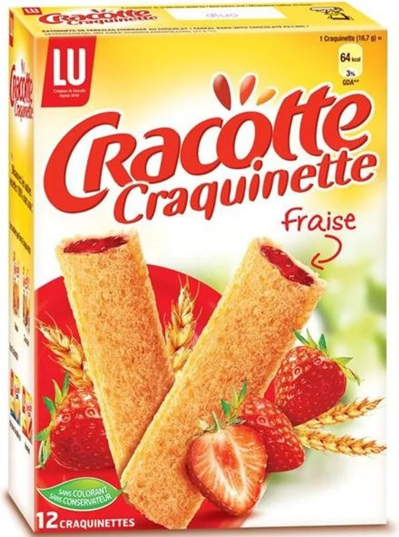 CRAQUINETTE STRAWBERRY BISCUITS 200G (#118087)