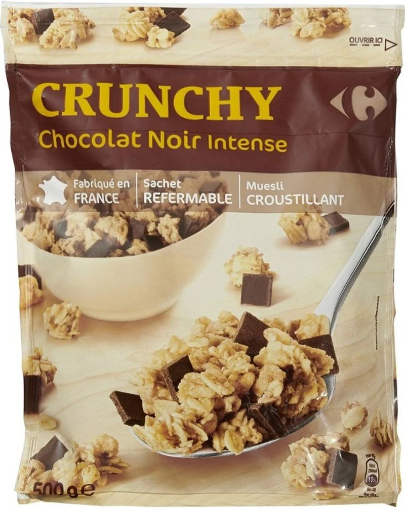 crunchy dark choc cereal 500g (#118289)