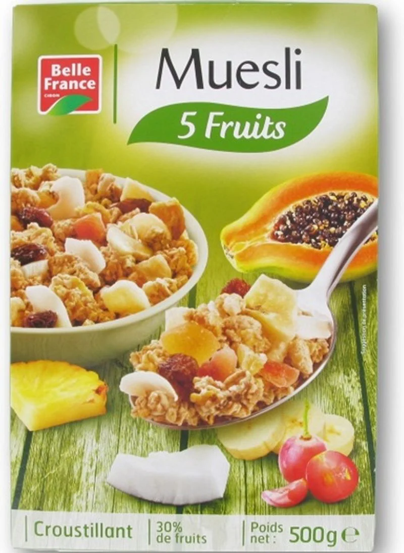 5 fruit muesli 500g (#118296)