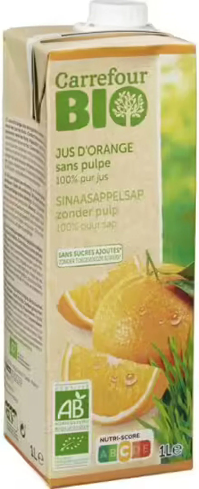 organic orange juice 1l (#118411)