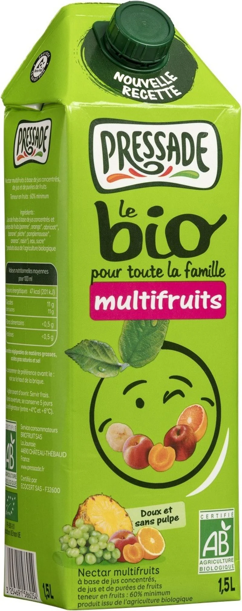 organic multi fruit juice 1.5l (#118425)