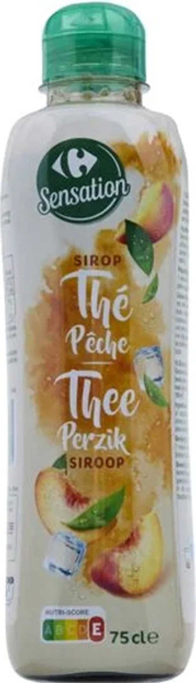 iced tea peach cordial 75cl (#118527)