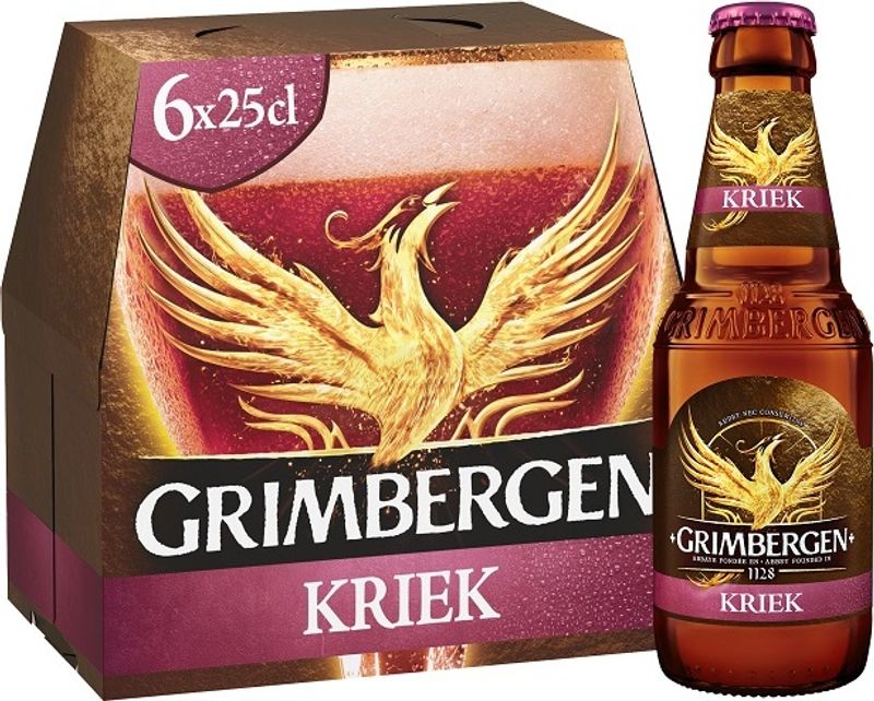 grimbergen cherry beer 6% 6x25cl (#118630)