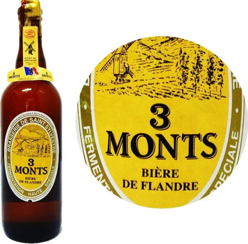 3 monts blonde beer 75cl (#118639)