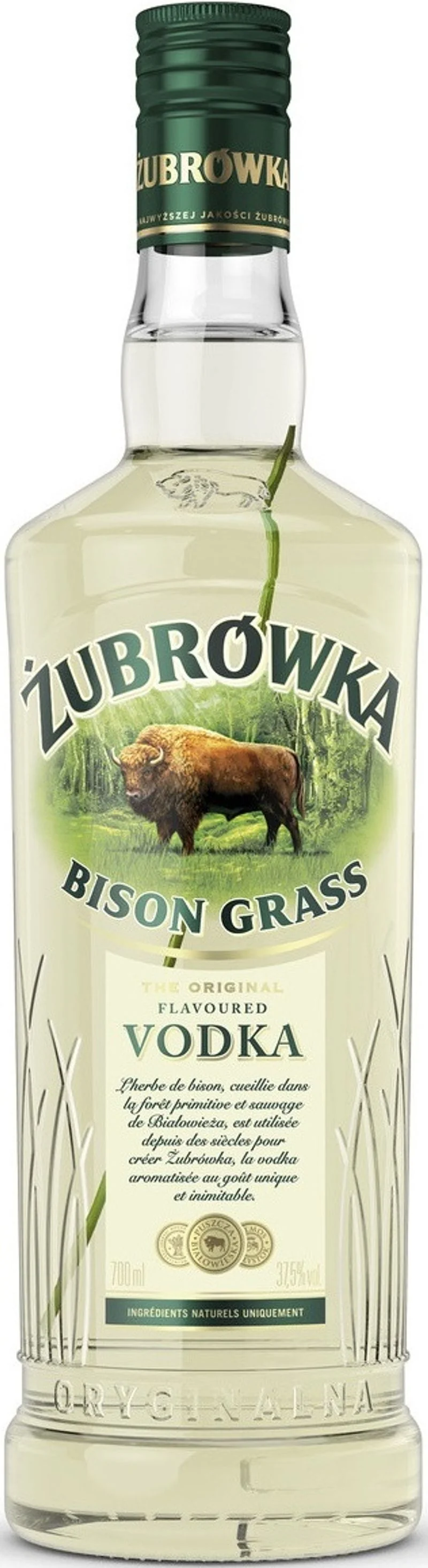 zubrowka bison grass vodka 37.5% 70cl (#118700)