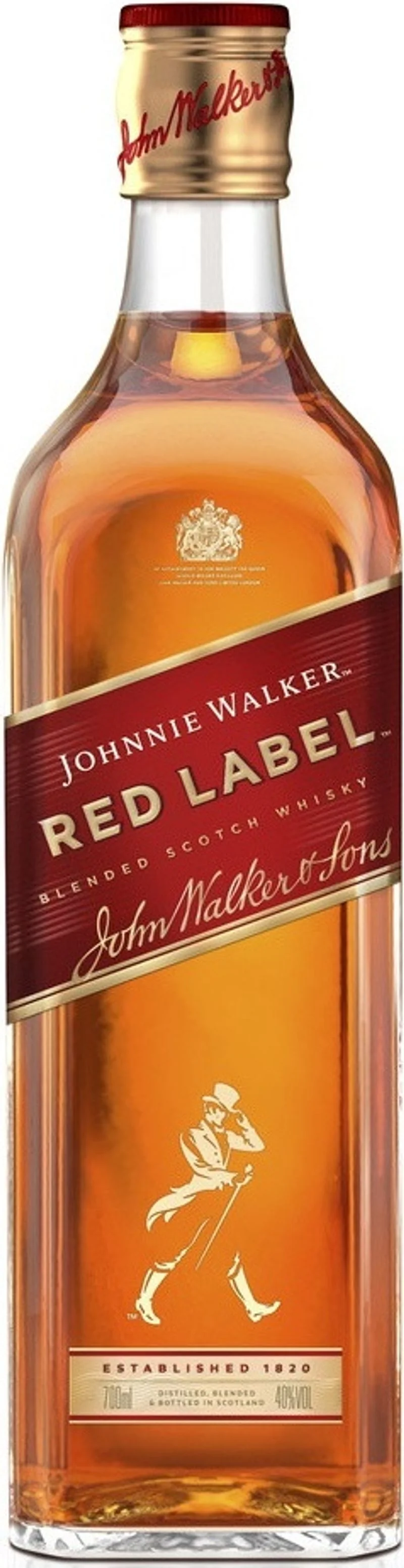 johnnie walker red whisky 40% 70cl (#118710)