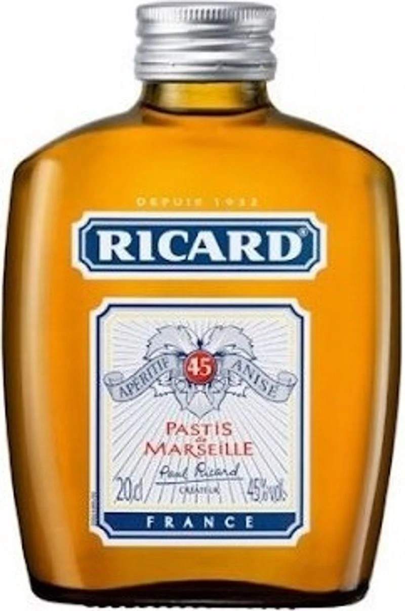 ricard aniseed aperitif 45% 20cl (#118743)