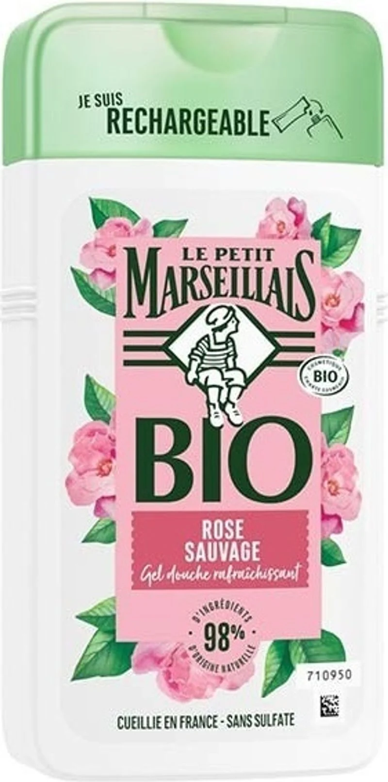org wild rose shower gel 250ml (#118914)