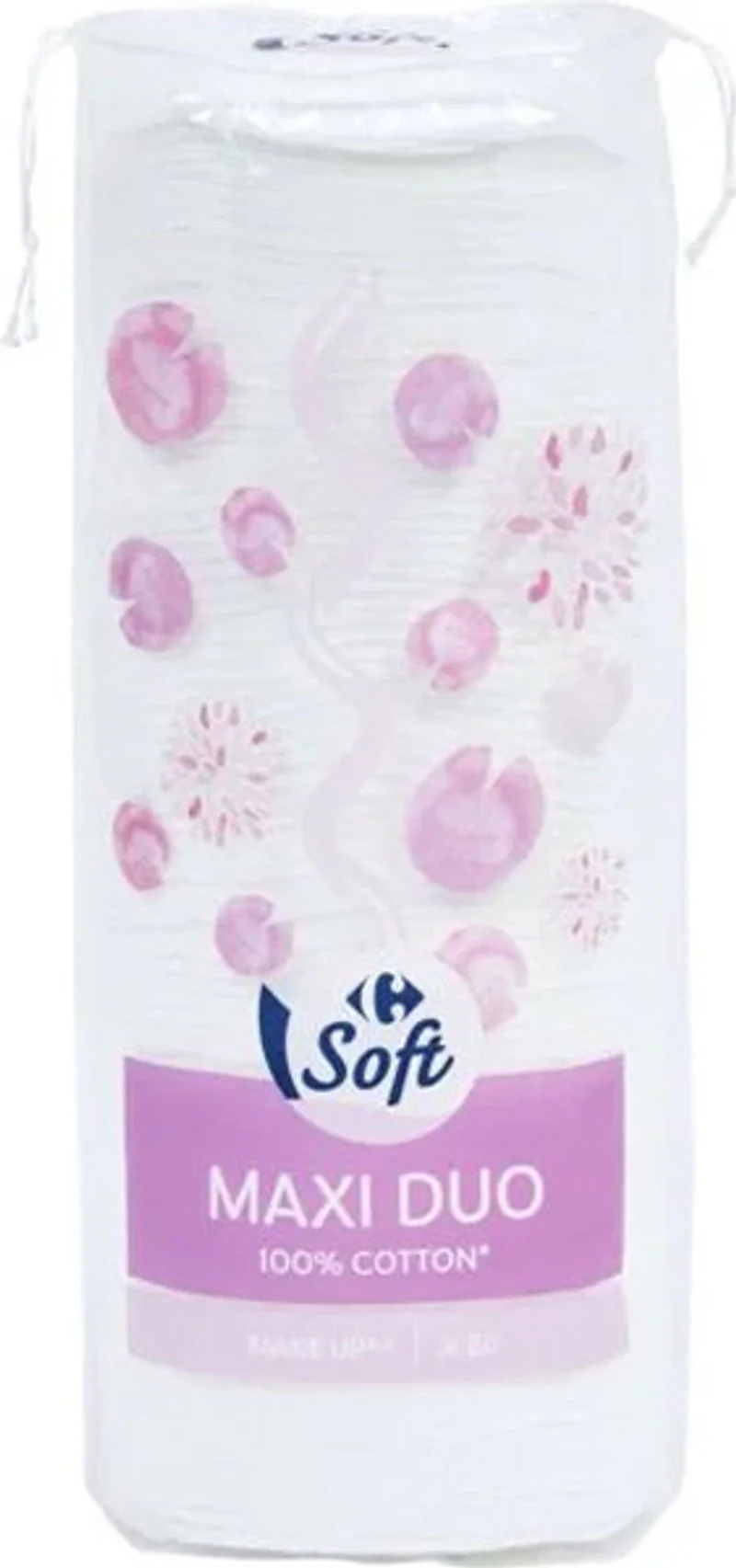 maxi oval duo cotton pads 80pc (#119223)