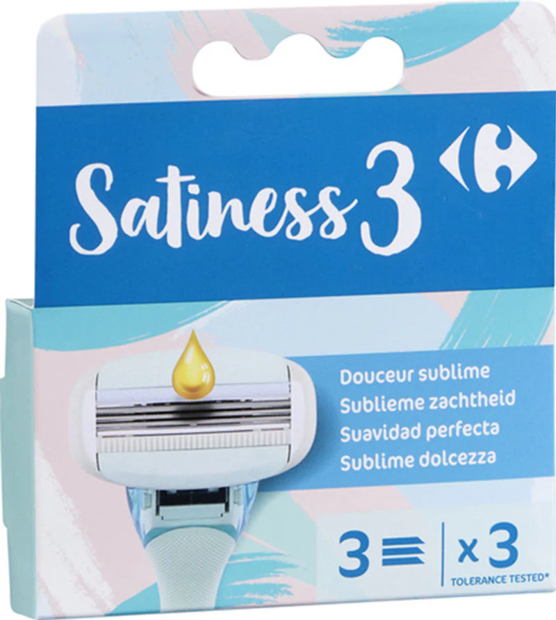 razor blade refills satiness 3 3pc (#119293)