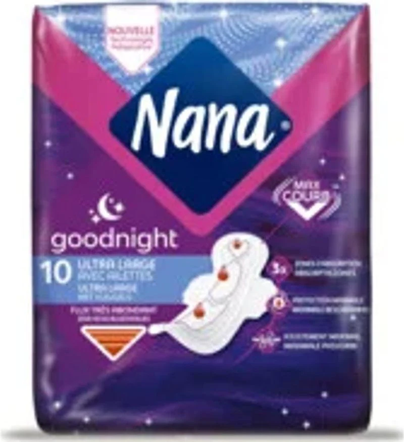 ultra goodnight sanitary pads 10pc (#119348)