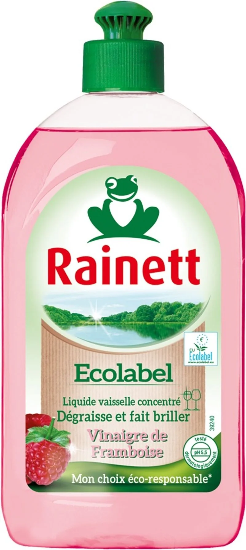 org raspberry vinegar dishwashing liquid 500ml (#119743)