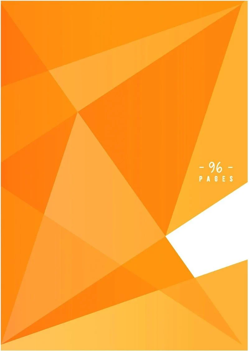 yellow stapled notebook large grids (#119774)