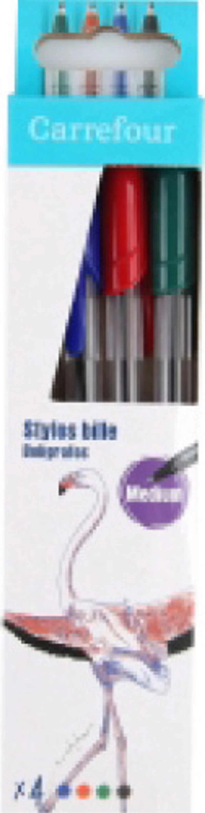 pack of 4 ballpoint pen assorted 4pc (#119795)