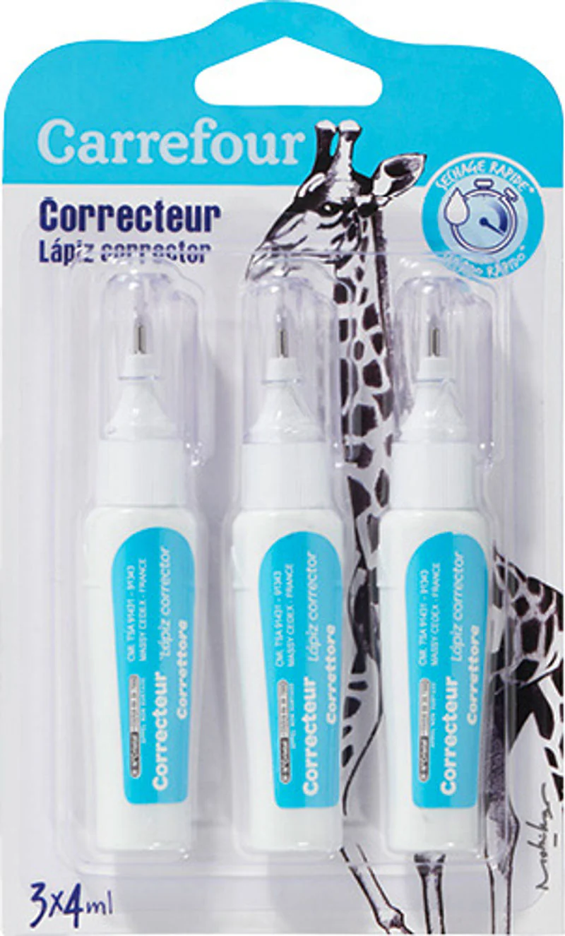 pack of 3 correction pen 4ml 3pc (#119828)