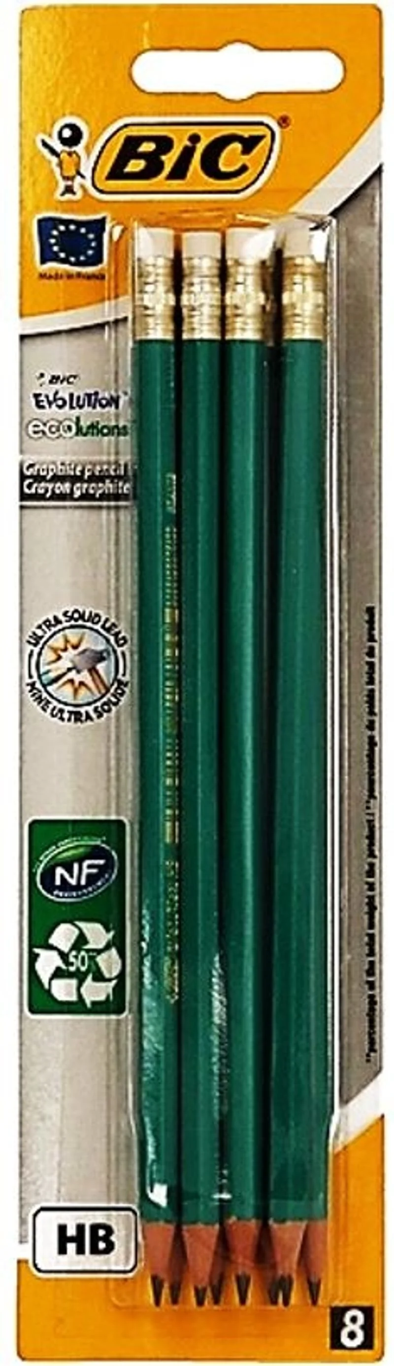 pack of 8 evolution graphite hb pencils 8pc (#119838)