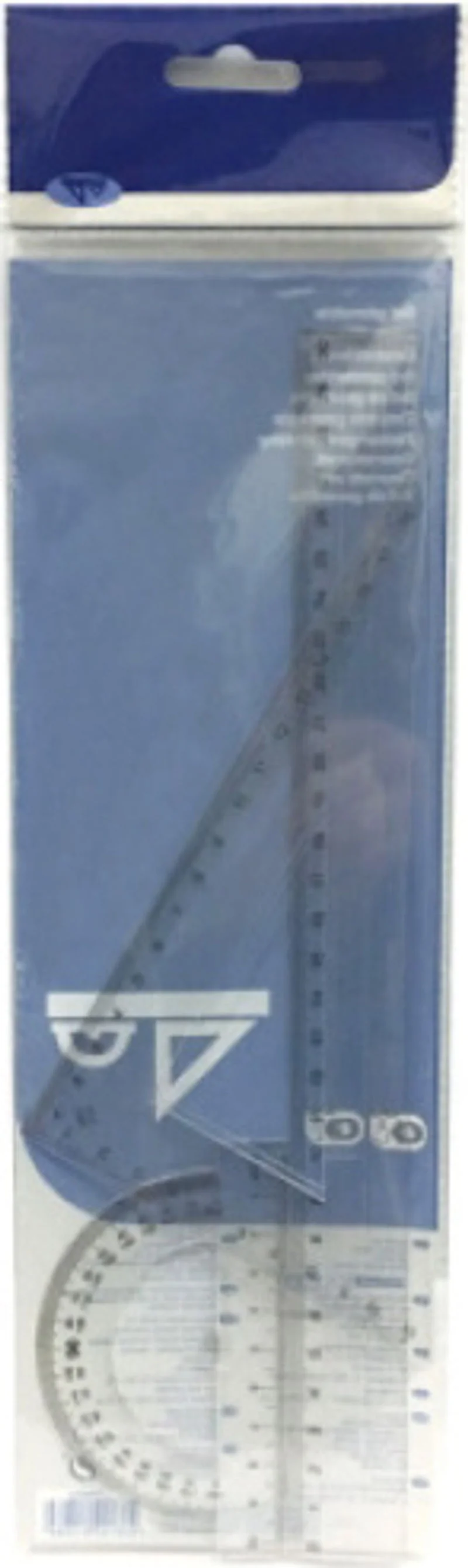 3-pieces ruler set 30cm 3pc (#119897)