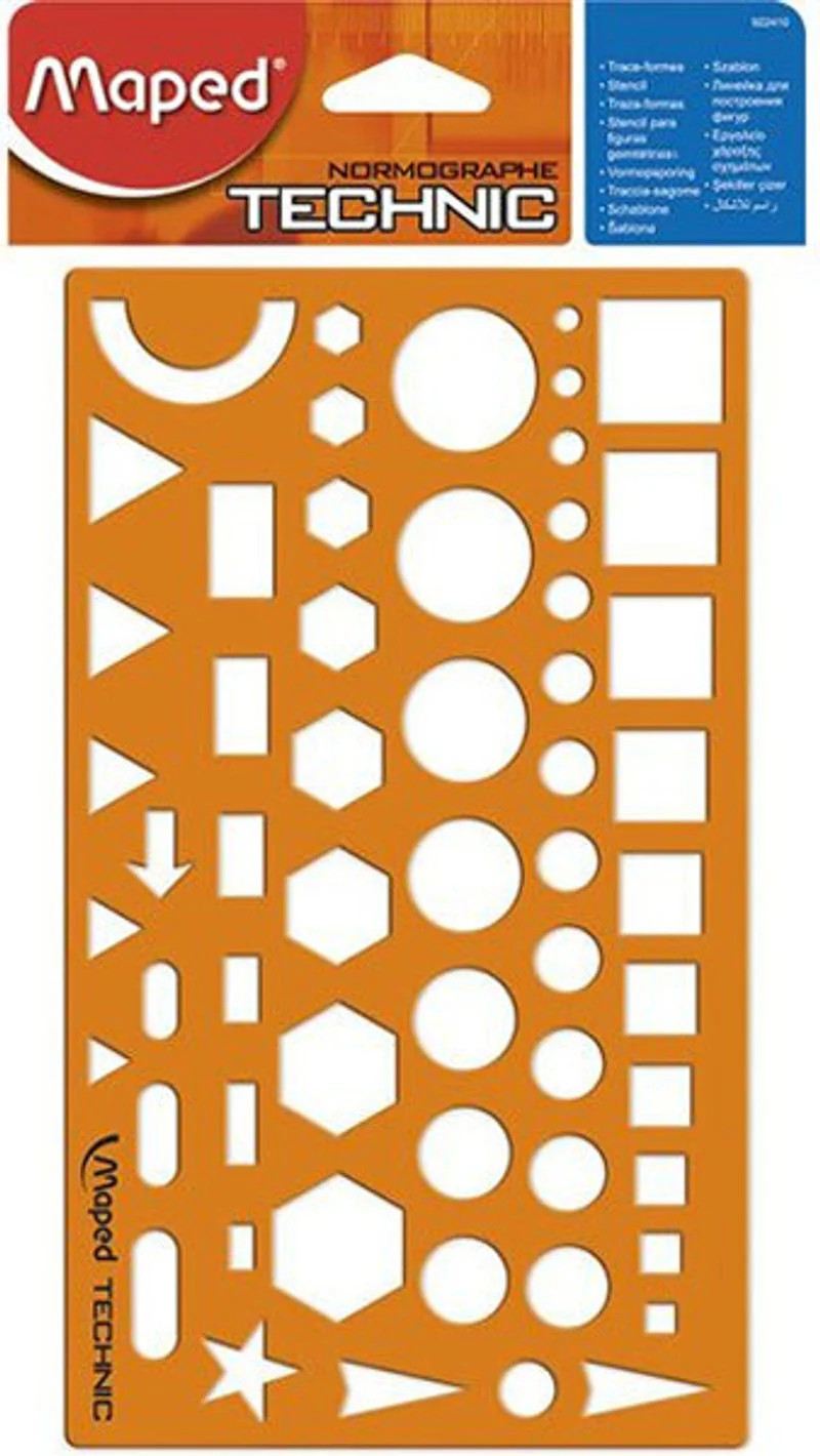 orange stencil normograph (#119902)