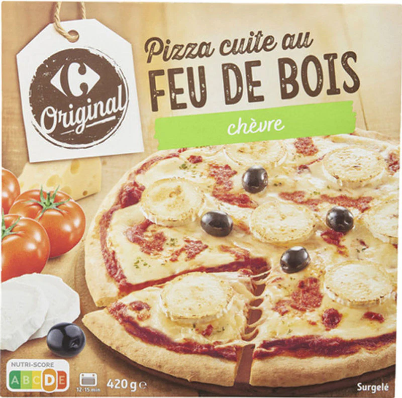 goat cheese pizza 420g (#119935)