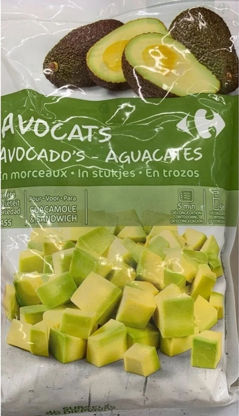 avocado cubes 450g (#120087)