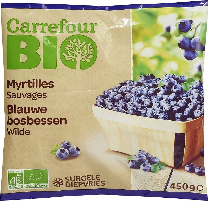 org wild blueberries 450g (#120135)