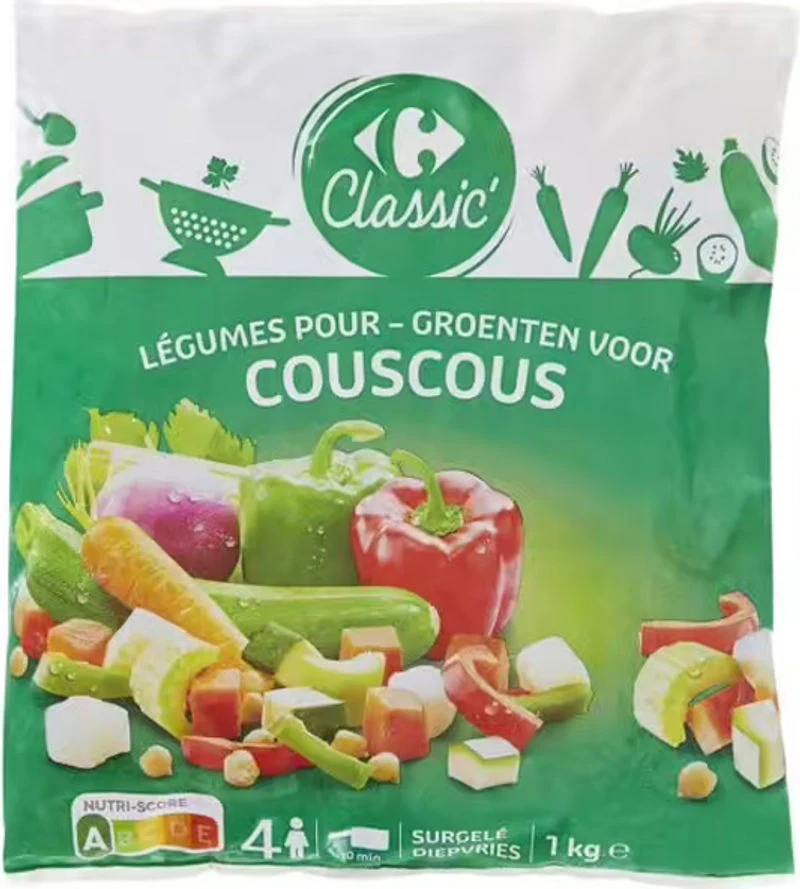 mixed veggies for couscous 1kg (#120153)