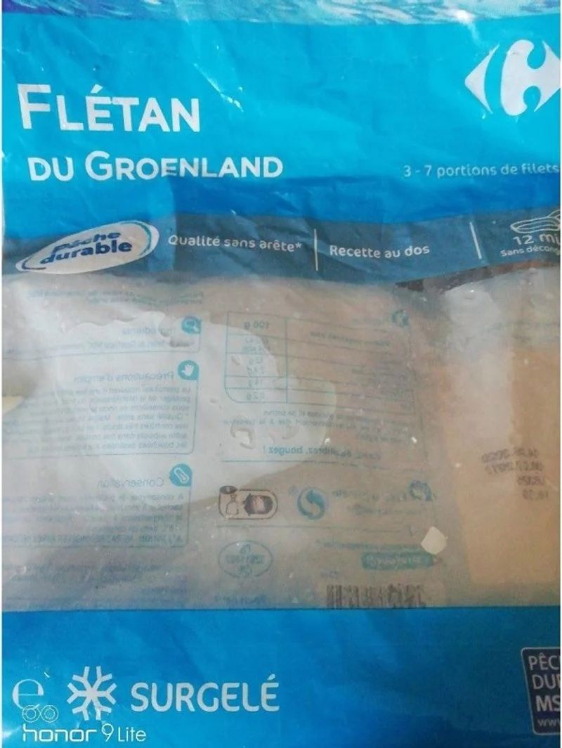 greenland halibut fillets 600g (#120165)