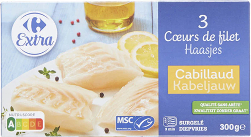 cod heart fillet 300g (#120181)
