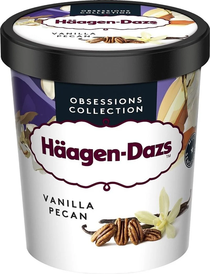 vanilla pecan ice cream 400g (#120206)