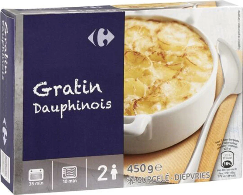 dauphinois gratin 450g (#120216)