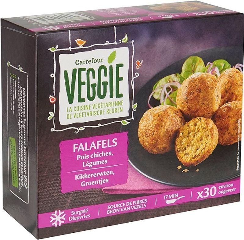 veggie chickpea falafels 510g (#120217)