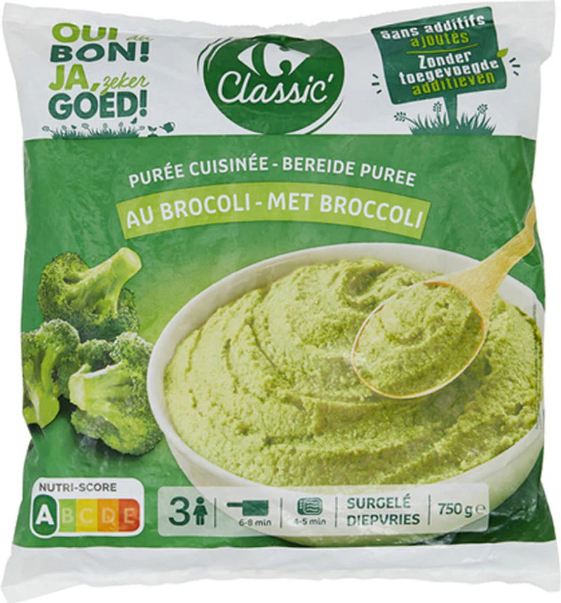 mashed broccoli 750g (#120232)