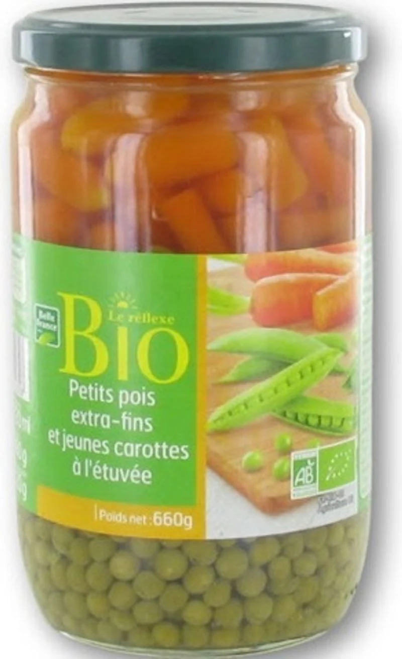 organic peas and carrots 660g (#120269)