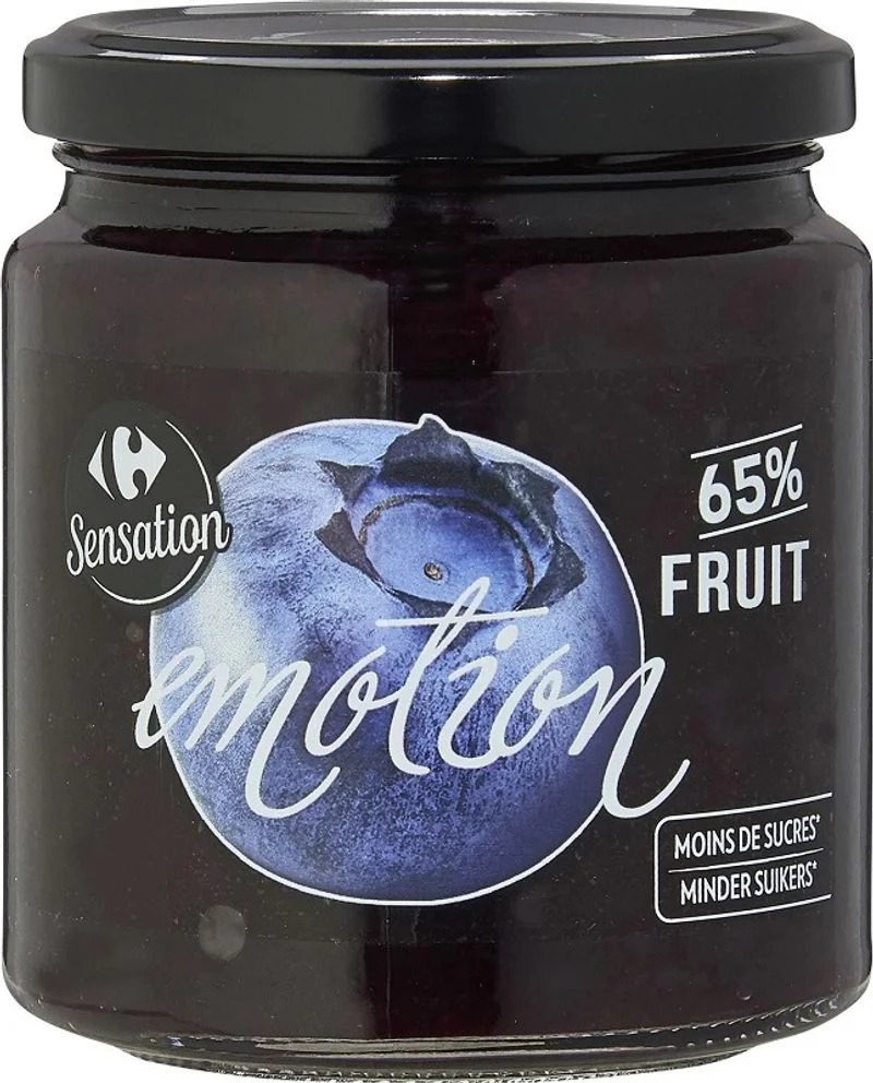 low sugar blueberry jam 330g (#120424)