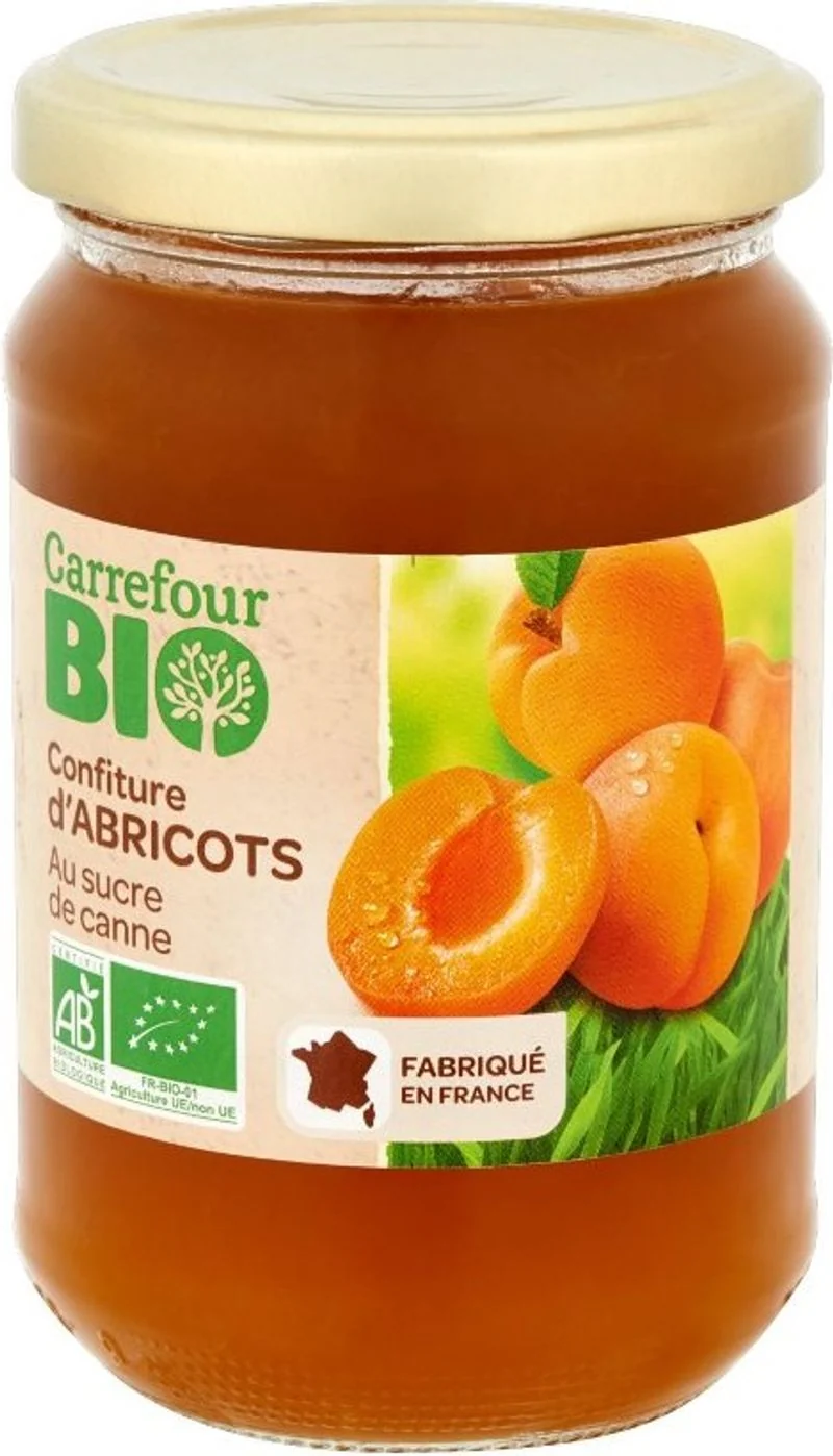 organic apricot jam 360g (#120462)
