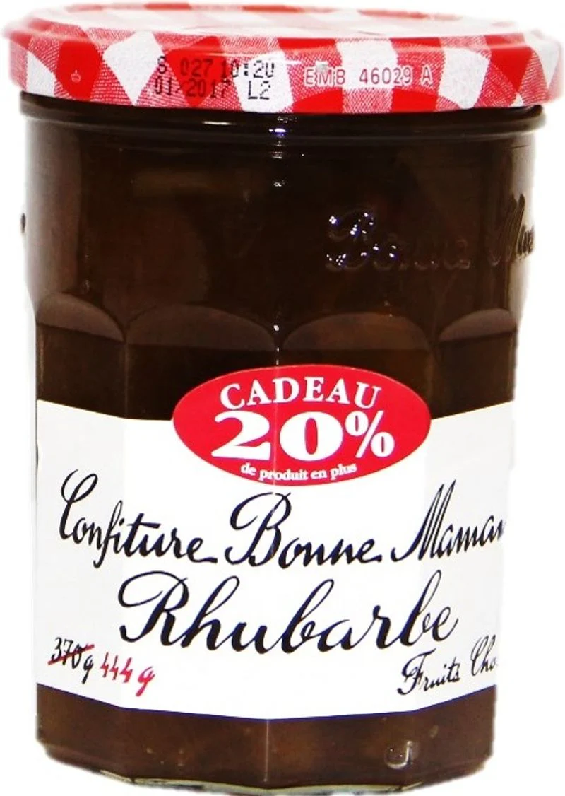 rhubarb jam 370g (#120480)