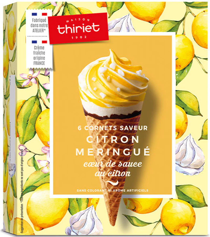 cones lemon-meringue 462g 462gx6pc (#120632)