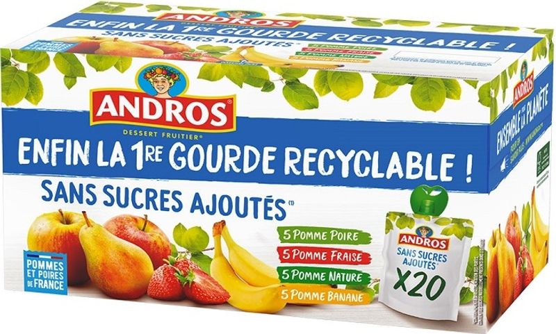 apple banana straw pear gourds 20x90g (#120728)