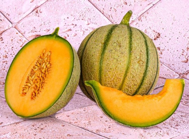 org rock melon charentes 0.8kg(+ -) (+/-)/b.r.  (#121253)