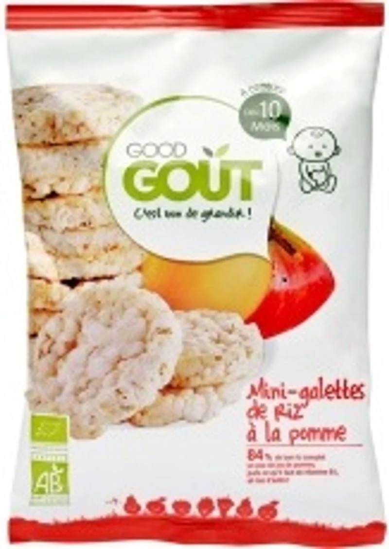 mini rice cakes with apple 40g (#121385)