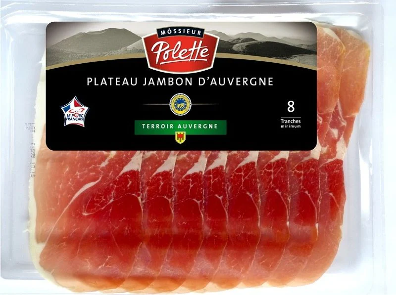 auvergne igp tray cured ham 160g (#121433)
