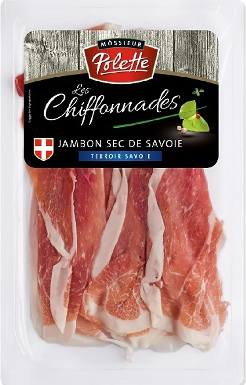 savoie chiffonnade cured ham 120g (#121434)