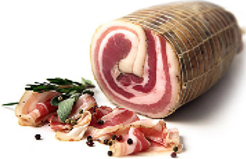 small slices of pancetta 150g (#121441)