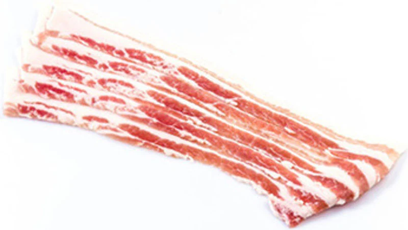 slices of smoked pork belly 100g (#121446)