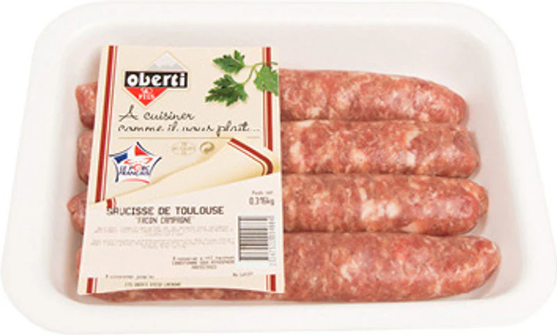 toulouse sausage 4x90g (#121925)
