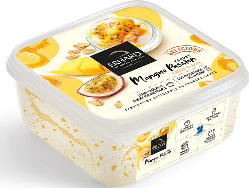 mango passion yoghurt ice cream 470g (#121996)